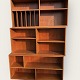 3 bookcases / shelves in teak veneer from the 1960s. Can possibly used as upper parts for item ...