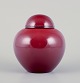 Paul Millet for 
Sevres, France. 
Unique lidded 
ceramic jar 
with oxblood 
glaze.
Ca. ...