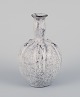 Svend Hammershøi (1873-1948) for Kähler. Ceramic vase with a narrow neck in 
black-grey double glaze.
