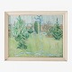 Christine Swane
Painting. 
'Garden Party' 
with blue ...