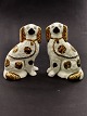 Staffordshire 
spaniels H. 22 
cm. 19.c. 
subject no. 
557309