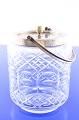 Biscuits bucket 
of clear glass 
with a 
grinding, with 
steel mounting. 
Height without 
handle  15,2 
...