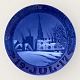 Royal 
Copenhagen, 
Juleplatte, 
1917, Church of 
Our Savior in 
Copenhagen, 
18cm in 
diameter, 
Design ...