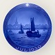 Royal 
Copenhagen, 
Christmas 
plate, Fishing 
boats on their 
way to port, 
18cm in 
diameter, 
Design ...