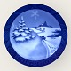 Royal 
Copenhagen, 
Christmas 
plate, Snow 
landscape with 
fir tree, 
sleigh and 
church, 18 cm 
in ...