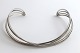 Georg Jensen. 
Silver neckring 
(925). Design 
by Allan 
Scharff. Model 
555.