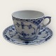 Royal 
Copenhagen, 
Blue fluted, 
Half lace, 
coffee cup #1/ 
756, 8cm in 
diameter, 6.5cm 
high, 2nd ...
