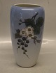 288-1049 RC 
Vase with 
blackberry 
flower branch 
23.5 cm Royal 
Copenhagen In 
mint and nice 
condition