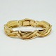 Per Borup; 
Bracelet of 
14k. gold.
Clasp with two 
safety catches.
L. 17 cm. W. 
1.5 cm.
Stamped ...