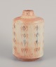 Peder Hald 
(1892-1987), 
Danish 
ceramist. 
Unique ceramic 
vase with glaze 
in light tones. 
...