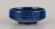 Lauritz Hjorth, Bornholm, Denmark. Small unique ceramic bowl.
Blue-toned glaze.