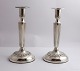 Swedish silver 
candlesticks 
(830). A pair. 
Height 18.5 cm