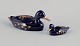 Limoges, 
France. Two 
porcelain ducks 
decorated with 
22-karat gold 
leaf and a 
beautiful royal 
...