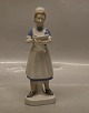 Nurse in blue and white 20 cm German porcelain Marked with Royal Crown  Handpainted Underglaze ...