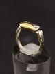 Sterling silver ring  with gold