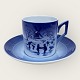 Royal 
Copenhagen, 
Christmas cup, 
1989 "Winter 
play at the 
castle" 7cm 
high, 6.5cm in 
diameter, ...