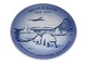 Royal Copenhagen Airplane plate 
SAS Poplar Route 1954-1979 Copenhagen - Greenland 
- Los Angeles