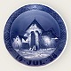 Royal 
Copenhagen, 
Christmas 
plate, 1938, 
Østerlars round 
church on 
Bornholm, 18cm 
in diameter, 
...