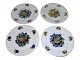 Set of four small Aluminia fruit plates.&#8232;This product is only at our storage. It can ...