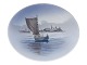 Royal 
Copenhagen 
plate with 
sailing boat in 
front of 
Kronborg 
Castle.
Please note 
that this ...