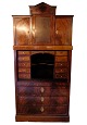 High mahogany 
secretary with 
marquetry and 
brass fittings 
from around the 
1840s.
Measurements 
...