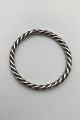 Twisted Silver Bangle(900) Measures Diam inside 6.2 cm (2.44 inch) Weight 26.7 gr (0.94 oz)