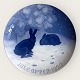 Bing & 
Grøndahl, 
Christmas 
plate, 1920 
"Hare in the 
snow" 18cm in 
diameter, 1st 
grade, Design 
...