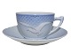 Bing & Grondahl, Seagull without gold edge, extra large cup with matching saucer.Decoration ...