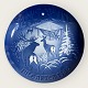 Bing & 
Grøndahl, 
Christmas 
plate, 1980 
"Christmas in 
the forest" 
18cm in 
diameter, 1st 
sorting, ...