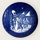 Bing & Grøndahl, Christmas plate, 1987 "Children's Christmas guest" 18cm in diameter, 1st ...