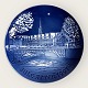 Bing & 
Grøndahl, 
Christmas 
plate, 1991 
"The stock 
exchange at 
Christmas time" 
18cm in 
diameter, ...