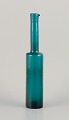 Nanny Still 
(1926-2009) for 
Riihimäen Lasi, 
Finland. 
Vase/bottle in 
turquoise 
mouth-blown art 
...