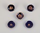 Limoges, 
France. Five 
small pieces of 
porcelain 
decorated with 
22-karat gold 
leaf. Beautiful 
...