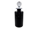 Holmegaard Palet, lidded black bottle for vinegar.Designed by Michael Bang in ...