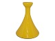 Holmegaard Carnaby, yellow trumpet shaped vase.Designed by artist Per Lütken in ...