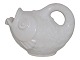 Michael Andersen art pottery, white fish figurine / pitcher. Length 18.8 cm., height 14.0 ...