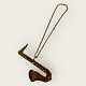 Georg Jensen, 
Christmas 
ornament, 1996, 
Gold-plated 
saxophone 
*Perfect 
condition*
