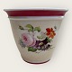 Bing & Grøndahl, Flowerpot, with floral motif, 18cm in diameter, 15cm high *Old and charming ...