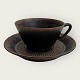 Knabstrup, 
Brown Nøddebo, 
Teacup, 10.5cm 
in diameter, 
6.5cm high, 2nd 
sorting *Nice 
condition*