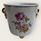Flowerpot hides, With floral decoration and ball feet, 14cm in diameter, 14.5cm high *Nice ...