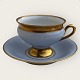 Lyngby, Copenhagen porcelain painting, Empress, Espresso cup, Blue, 5.5 cm high *Nice condition*
