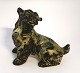 Royal Copenhagen. Stoneware figure. Dog. Knud Kyhn. Model 20129. Length 16 cm. (2 quality). See ...