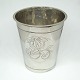 Big baroque 
silver cup made 
by Niels Holst 
Wendelboe, 
Aarhus, 
Denmark.
H. 11 cm. dia. 
top. 10 ...