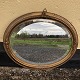Faceted mirror in a painted wooden frame. Dimensions: 48x58 cm
