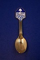 Michelsen 
Christmas 
spoons & forks 
of Danish gilt 
sterling 
silver.  
Anton 
Michelsen small 
...