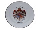 Millhouse Denmark, The Kingdom of Denmark National Cost of Arms plate.Diameter 22.7 ...