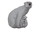 Large Lyngby figurine, polar bear group.Decoration number 98B.Factory first.Height ...