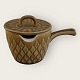 Bing & Grøndahl, Relief, Sauce pot with lid, 13.5 cm in diameter, 9.5 cm high, Design Jens ...