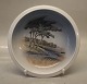 Royal Copenhagen 2905-2528 RC Bowl with landscape 21 cm  In mint and nice condition
