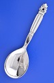 Georg Jensen sterling silver. Flatware Acorn serving spoon, silver with steel, length 20 cm. 7 ...